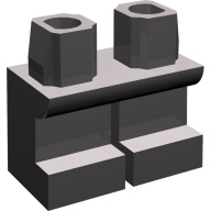 Lego krátké nohy, tmavě modro šedá (6021881, 6206279, 6233908)